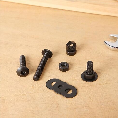 Mr. Pen- Nuts and Bolts Assortment Kit, 1080 pcs, Carbon Steel M3 M4 M5 M6 Phillips Pan Head Metric Assorted Nuts and Bolts, Nut Bolt and Washer Assortment, Bolt and Nut Assortment, Bolts and Nuts Kit in Kuwait
