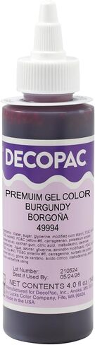 Decopac Burgundy Premium Gel Color 4 fl oz in Saudi Arabia