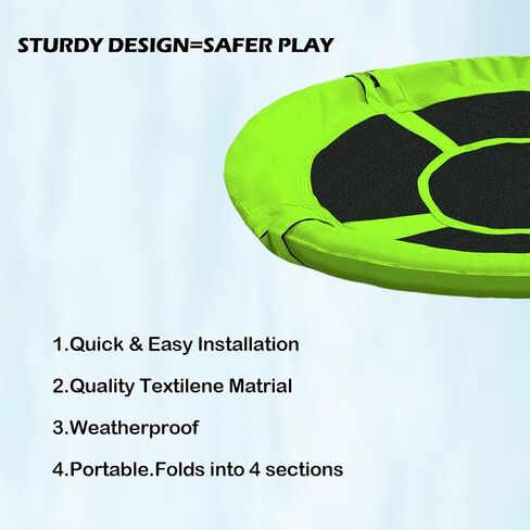 Interchangeable 40in Saucer Tree Swing Fabric Replacement Cover,Saucer Swing Accessories in Kuwait