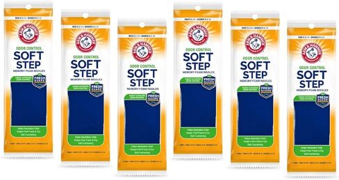 Arm & Hammer Odor Control Soft Step Insoles, Memory Foam Insoles for Men, Memory Foam Insoles for Women, Best Insoles for Standing All Day, Foot Inserts, Shoe Inserts Men and Women -1 Pair in Saudi Arabia