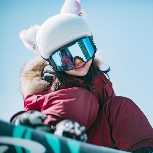 Half Helmet Universal Hat Ski & Snowboard Helmet Cover Fun Knitted Hat Bike Skiing Helmet Accessories in Saudi Arabia