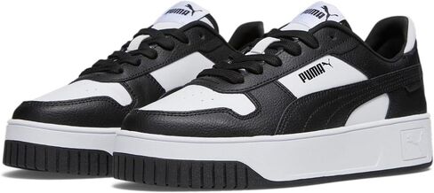 PUMA Women's Carina Street Sneaker, Blingbling White White-Metallic Gold, 5.5 in Kuwait