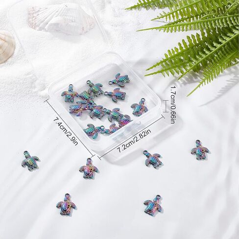 Sunnyclue 1 Box 100pcs Silver Starffish Charm 316 سحر البحر المصنوع من الفولاذ المقاوم للصدأ سحر المحيط شاطئ شاطئ الصيف هاواي لتصنيع المجوهرات سحر أقراط القلادة DIY الحرف اليدوية للنساء اللوازم البالغة in Kuwait