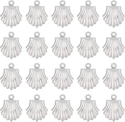 Sunnyclue 1 Box 100pcs Silver Starffish Charm 316 سحر البحر المصنوع من الفولاذ المقاوم للصدأ سحر المحيط شاطئ شاطئ الصيف هاواي لتصنيع المجوهرات سحر أقراط القلادة DIY الحرف اليدوية للنساء اللوازم البالغة in Kuwait
