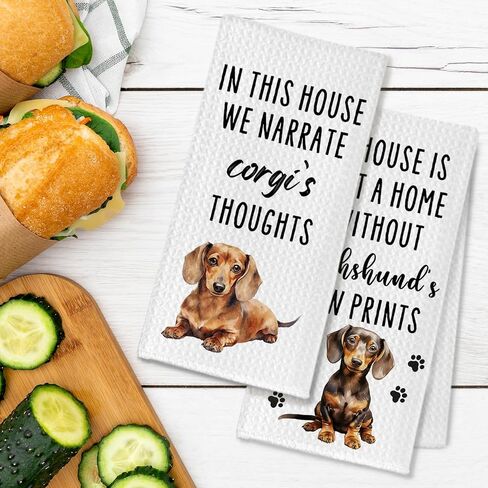 Golden Retriever Gifts Kitchen Towels Set of 4, Golden Retriever Gifts for Women, Golden Retriever Decor Hand Towels for Bathroom, Golden Retriever Dog Tea Towels Dish Towels, 16x24 Inch in Saudi Arabia