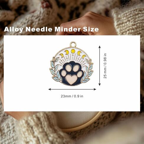 2 Pieces Fun Cat Needle Minder，Magnetic Pin Holder for Cross Stitch, Sewing, Embroidery and Needlework Accessories (Cat Claw) in Saudi Arabia