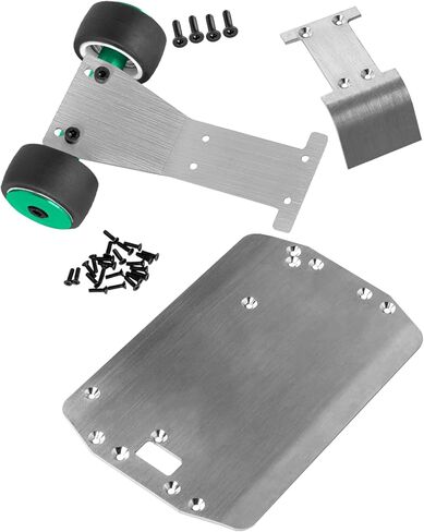 RC Chassis Armor Skid Plate Protecter Guard & Wheelie Bar Set Upgrades Part for 1/18 LaTrax Teton,LaTrax Rally,Navy Blue in Saudi Arabia
