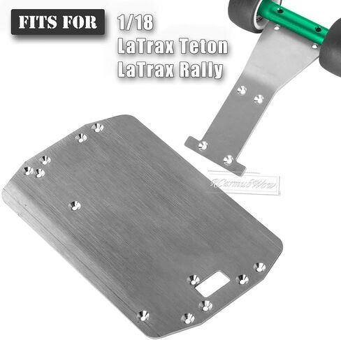 RC Chassis Armor Skid Plate Protecter Guard & Wheelie Bar Set Upgrades Part for 1/18 LaTrax Teton,LaTrax Rally,Navy Blue in Saudi Arabia