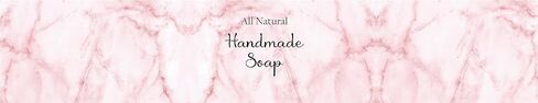 Wrap Paper Tape for Homemade Soap Bar Handmade Products 50pcs Set (H2 Pink Marble) in Kuwait