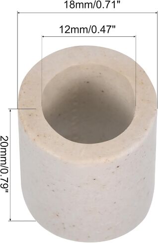 meccanixity أنبوب سيراميك معزول 6x9x10mm عزل أنابيب سيراميك لأسلاك الفرن الكهربائية ، الفرن ، حماية الحزمة ، حزمة 150 in Kuwait