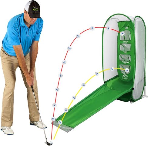 PGM Golf Practice Net - Backyard Golf Nets for Driving with 4 Targets (Lob, Pitch, Chip, Running), Chipping & Swing Trainer for Indoor/Outdoor Use, Golf Accessories & Gifts in Kuwait