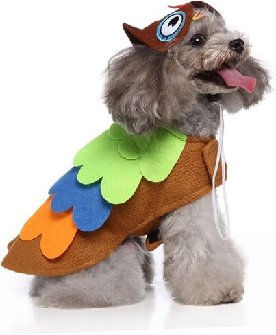 زي الكلب البومة الكلب ، فستان Cosplay Cosplay Christmas Owl Owl ، Solyester ، S ، كما هو موضح in Kuwait