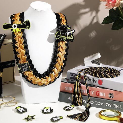 Juntbrushs Graduation Leis Class of 2025 Decorations for Grad Cermony Gifture Higds Supplies Supplies in Saudi Arabia