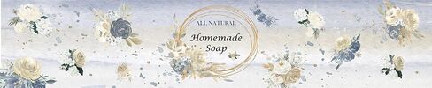 Wrap Paper Tape for Homemade Soap Bar Handmade Products 50pcs Set (H2 Pink Marble) in Kuwait