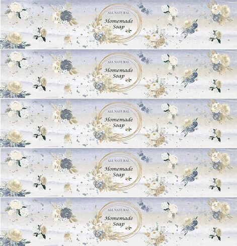 Wrap Paper Tape for Homemade Soap Bar Handmade Products 50pcs Set (H2 Pink Marble) in Kuwait