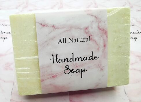 Wrap Paper Tape for Homemade Soap Bar Handmade Products 50pcs Set (H2 Pink Marble) in Kuwait