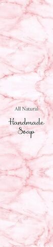 Wrap Paper Tape for Homemade Soap Bar Handmade Products 50pcs Set (H2 Pink Marble) in Kuwait