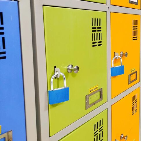2Pack Aluminum Locker Lock with Key, Large Pad Lock with 1.6inch Wide Lock Body, Waterproof Padlocks for Gym Locker, Shed, Gate, and Storage Unit in Saudi Arabia
