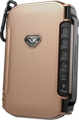 VAULTEK LifePod X Micro Weatherproof Electronic Lockbox Secure Travel Case Rugged Mini Portable Case with Backlit Keypad (Spark Blue) in Kuwait