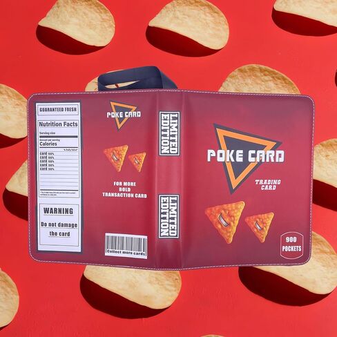 Trading Card Binder Album, 400 Pockets, 50 Removable Sleeves, 3-Ring Zipper, 4-Pocket Pages (Blue 400) in Saudi Arabia