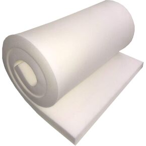 Foamtouch 4x24x68hdf1.8 رغوة التنجيد ، 4 "× 24" × 68 "، أبيض