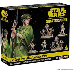 حرب النجوم Shatterpoint ee chee maa! Squad Pack - لعبة Miniatures Tabletop ، لعبة الإستراتيجية للأطفال والبالغين ، تتراوح أعمارهم بين 14+ ، لاعبان ، 90 دقيقة من اللعب ، صنع