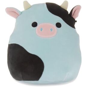 Squishmallow الرسمي Kellytoy Farm Squad Soft Plockable Plowlow Ploy (Cillian Blue Cow ، 8 Inch)