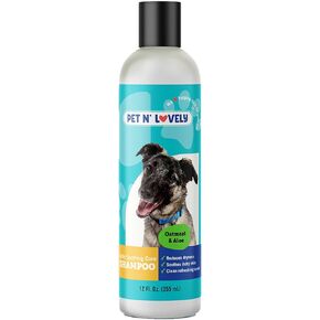 Pet N' Lovely Body Soothing Care PET Shampoo | Soothes Itchy Skin | for Dogs and Cats | Reduces Dryness | Fresh Long Lasting Scent | Deep Cleans | 12 Fl. Oz., Clear