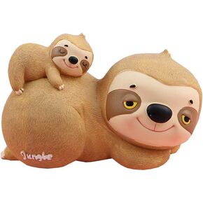 Fuyu لطيف الكرتون حيوان الباندا sloth بنك الخنزير الأموال الديكور مربع