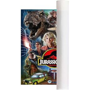 IREDLII 5D Dinosaur Themed Movie Diamond Art Numbers Painting Kit, Full Diamonds 16x20 inch Round Diamond Art Adult Crafts Cross Stitch Wall Decoration