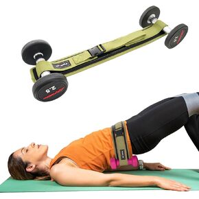 Dumbbell Hip Thrust Belt,Thick Padding Booty Belt for Hip Thrust,Dumbbell Belt for Hip Thrust,Glute Trainer and Booty Builder