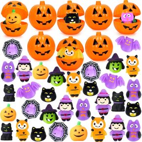 لعبة Life 40 PCs Halloween Squishy Toys Bulk Halloween Treats Nony Halloween Party Party Favors Halloween Award Mochi Squishy Toys Halloween Goodie Bag Fillers Squishies Toy Halloween Toy Gifts for Kids