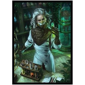 Fantasy North - Dr. Vandercamp - Prodigious Man of Science - 100 Smooth Matte TCG Trading Card Sleeves - Fits Magic MTG Commander Pokemon and Other Card Games - Playing Card Sleeves (FN144S)