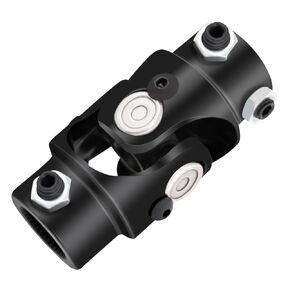 COOL STAR Universal Steering Joints 13/16"-36 Spline x 3/4" DD U-Joint Shaft Black 83mm (3-1/4") Working Angle 35°Degree