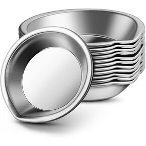 12pcs Stainless Steel Color Palette Lightweight Metal Mixing Trays for Easy Painting for Artists and Schools Durable Color Holders for Home Use