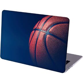 CASE متوافق مع شاشة MacBook Air 13 بوصة الشبكية مع معرف اللمس ، قذيفة واقية صلبة مع غطاء لوحة المفاتيح (M1 A2337 A2179 A1932 ، 2018 2019 2020 الإصدار) - كرة السلة 4