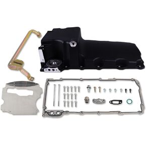 302-1 81074 LS Swap Retrofit Engine Aluminum Oil Pan Kit Compatible with 1955-1987 GM/Classic Car/Muscle Car/Trucks LS Gen III and Gen IV Fits for LS1 LS2 LS3 LS6 LSX 4.8L 5.3L 5.7L 6.0L 6.2L