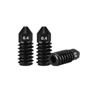 3 Pcs Hardened Steel Nozzles for Bambu Lab A1/A1 Mini hotend, Removable Nozzles for Bambu Lab A1/A1 Mini 3D Printer Accessory(0.4mm)