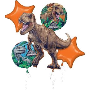 مجموعة باقة بالون anagram Jurassic World Dinosaur 5