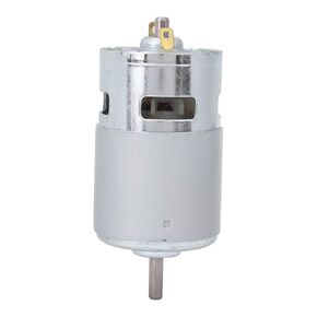 Viagasafamido 12-24V 775 DC محرك ، مصغرة عالية السرعة منخفضة انخفاض المحرك DC مع محامل الكرة المزدوجة في كل من الأمام والخلفية