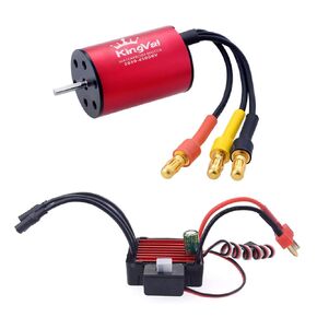 استبدال Kingval 2030 4500kV رمح محرك بدون فرش 2 مم مع 25A مع ESC متوافق مع 1/18 1/20 RC CAR