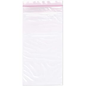 Plymor 4" x 8" (Pack of 100), 2 Mil Anti-Static Zipper Reclosable Plastic Bags