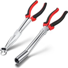 2 Pack Spark Plug Puller Tool Spark Plug Pliers Spark Plug Tool Spark Plug Wire Pliers Spark Plug Removal Pliers Tool Kit Spark Plug Boot Removal Tool Sleeve Round Spark Plug Pliers in Kuwait