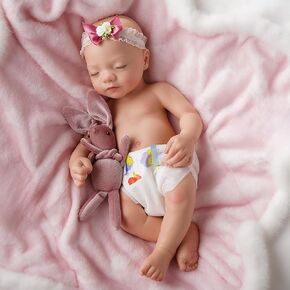 Babeside LifeLike Reborn Baby Baby Dolls Aurora 16 inch (الوزن 4 رطل) الكامل البلاتين السيليكون يولد دمى الطفل