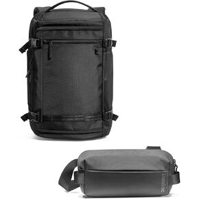 حقيبة Backtoc Tomtoc Travel 38L وحقيبة Sling Compact EDC