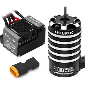 GOUPRC UPGRADE GEN-2 60A SESS ESC COMBORERERM COMBO مع BL3655 3900KV عمود محرك بدون فرش 3.175 مم مجموعة قطرها 1/10 1/12 RC CAR TRACK