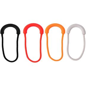 Leadigol 40pcs Zipper يسحب استبدال الحبل ، شكل الشقوق شكل السحاب من نايلون السوستة يسحب العلامات السوستة ، لحقائب الظهر ، السترات ، الأمتعة ، المحافظ ، حقائب اليد