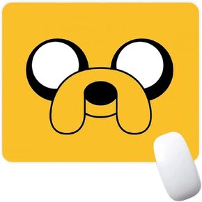 Jake the Dog Finn Come مع Me Adventure Time Cartoon Saroated TV برنامج تلفزيوني غير قائل Mousepad Gaming Mouse Mouse Pad Pad Desktop Mouse Mouse مع حافة خياطة 7.1 × 8.7 بوصة