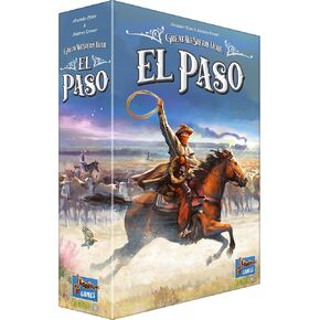 Great Western Trail El Paso Game-لعبة استراتيجية للماشية سريعة الخطى ، مضغوطة ، صديقة للسفر للأطفال والكبار ، تتراوح أعمارهم بين 12+ ، 1-4 لاعبين ، 60-90 دقيقة من وقت اللعب من خلال ألعاب Lookout