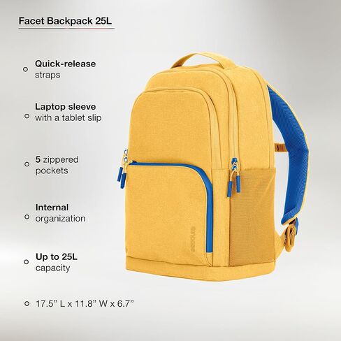 Incase Facet 20L Backpack - Black in Saudi Arabia
